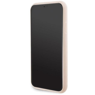Pouzdro Karl Lagerfeld Quilted K Pattern pro iPhone 11 / Xr - růžové