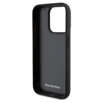 Pouzdro Mercedes Carbon Fiber Dynamic pro iPhone 15 Pro - černé