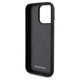 Pouzdro Mercedes Carbon Fiber Dynamic pro iPhone 15 Pro Max - černé