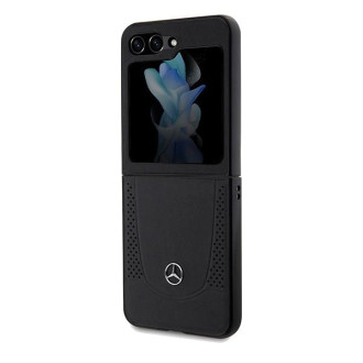 Kožené pouzdro Mercedes Urban pro Samsung Galaxy Z Flip 5 - černé