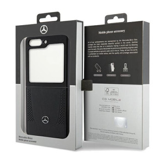 Kožené pouzdro Mercedes Urban pro Samsung Galaxy Z Flip 5 - černé
