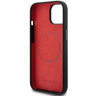 AMG silikonové velké kosočtvercové pouzdro MagSafe pro iPhone 15/14/13 – černé
