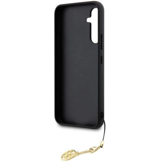Guess GUHCS23FEGF4GBR S23 FE S711 hnědé/hnědé pevné pouzdro 4G Charms Collection