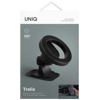 Uniq magnetický držák na auto Dash Mount Sam Trelix černý/půlnoční černý