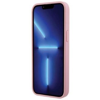 Guess GUHCP15XP4EPMP iPhone 15 Pro Max 6,7&quot; růžové/růžové pevné pouzdro Kožené 4G razítko