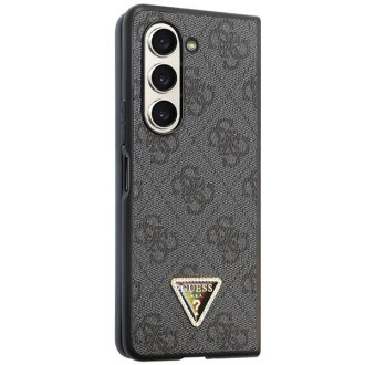 Pouzdro Guess Leather 4G Diamond Triangle pro Samsung Galaxy Z Fold 5 - černé