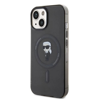 Karl Lagerfeld IML Ikonik MagSafe pouzdro pro iPhone 15 - černé