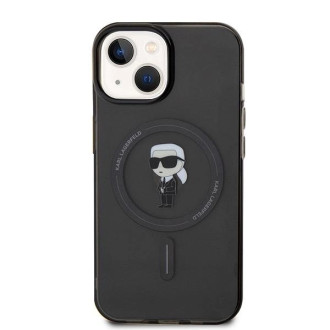 Karl Lagerfeld IML Ikonik MagSafe pouzdro pro iPhone 15 - černé