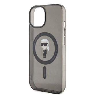 Karl Lagerfeld IML Ikonik MagSafe pouzdro pro iPhone 15 - černé