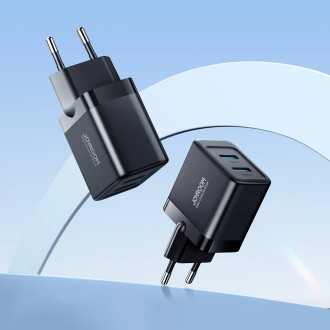 Joyroom JR-TCN01 2xUSB-A 12W 2,4A síťová nabíječka - černá