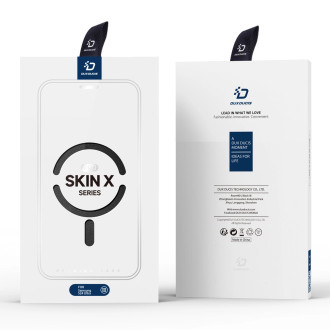 Pouzdro Dux Ducis Skin X Pro pro Samsung S24 Ultra s magnetickým kroužkem a klopou - černé