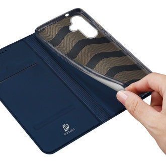 Pouzdro Dux Ducis Skin Pro pro Samsung S24 s klopou - modré