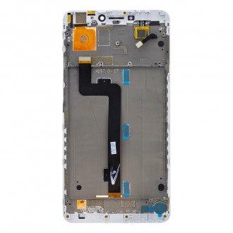 LCD Display + Dotyková Deska + Přední Kryt pro Xiaomi mi Max 2 White