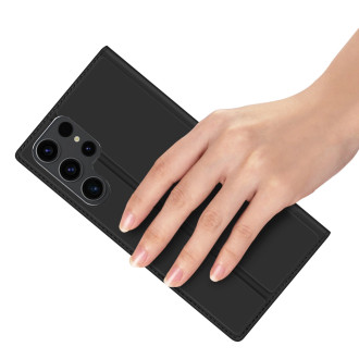 Pouzdro Dux Ducis Skin Pro pro Samsung S24 Ultra s klopou - černé