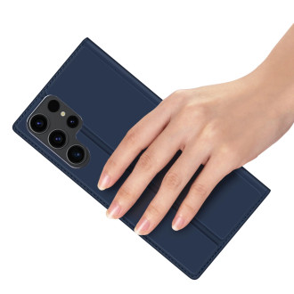 Pouzdro Dux Ducis Skin Pro pro Samsung S24 Ultra s klopou - modré