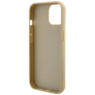 Pouzdro Guess Disco Metal Script pro iPhone 15 - zlaté
