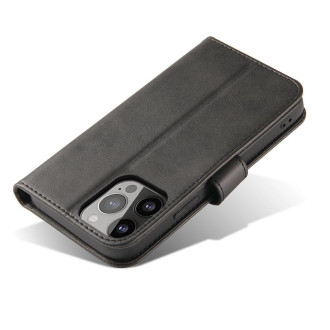 Magnet Case pro Samsung S24 Plus s klopou a peněženkou - černá