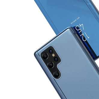 Průhledné pouzdro Samsung S24 modré
