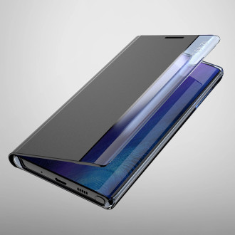 Nové pouzdro Sleep View Case pro Samsung S24 s klopou - černé