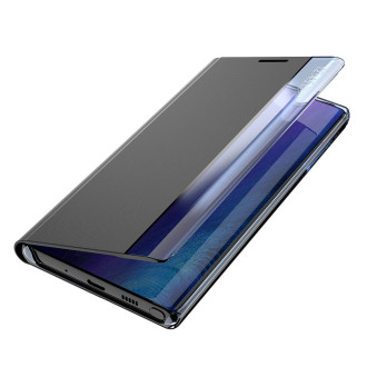 Nové pouzdro Sleep View Case pro Samsung S24 Ultra s klopou - černé
