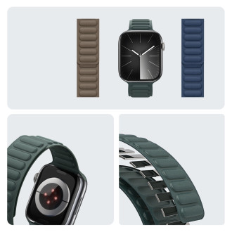 Magnetický řemínek Dux Ducis BL pro Apple Watch 38 / 40 / 41 mm - zelený
