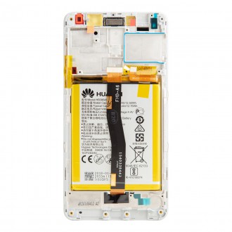 Honor 6X LCD Display + Dotyková Deska + Přední Kryt Gold (Service Pack)