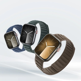 Dux Ducis Strap BL magnetický řemínek pro Apple Watch 42 / 44 / 45 / 49 mm – tmavě šedá