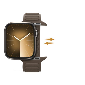 Dux Ducis Strap BL magnetický řemínek pro Apple Watch 42 / 44 / 45 / 49 mm – tmavě šedá