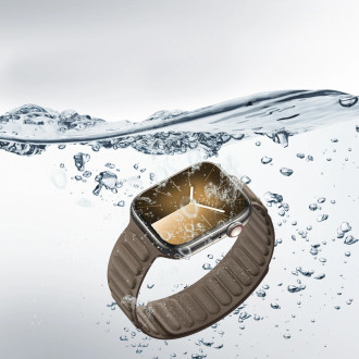 Dux Ducis Strap BL magnetický řemínek pro Apple Watch 42 / 44 / 45 / 49 mm – tmavě šedá
