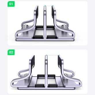 Ugreen hliníkový svislý stojan na notebook stříbrný (LP258)