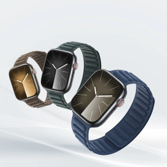 Dux Ducis Strap BL magnetický řemínek pro Apple Watch 42 / 44 / 45 / 49 mm – modrý