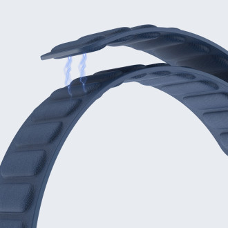 Dux Ducis Strap BL magnetický řemínek pro Apple Watch 42 / 44 / 45 / 49 mm – modrý