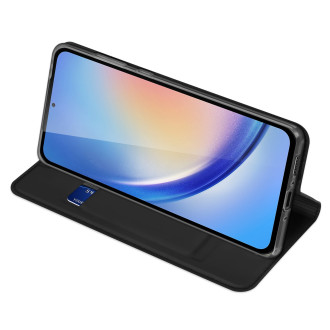 Pouzdro Dux Ducis Skin Pro pro Samsung A35 5G s klopou - černé
