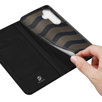 Pouzdro Dux Ducis Skin Pro pro Samsung A35 5G s klopou - černé