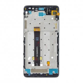 LCD Display + Dotyková Deska + Přední Kryt pro Xiaomi Redmi Note 3 Black (Service Pack)
