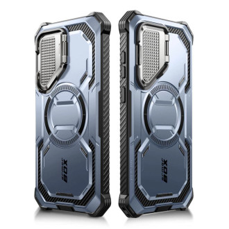 Pouzdro IBLSN Armorbox Mag Supcase s MagSafe pro Samsung Galaxy S24 - modré
