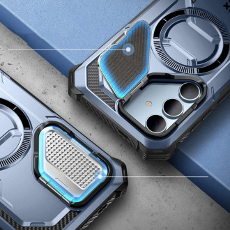 Pouzdro IBLSN Armorbox Mag Supcase s MagSafe pro Samsung Galaxy S24 - modré