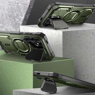 Pouzdro IBLSN Armorbox Mag Supcase s MagSafe pro Samsung Galaxy S24 Ultra - zelené