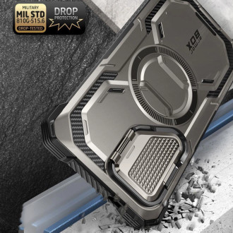 Pouzdro IBLSN Armorbox Mag Supcase s MagSafe pro Samsung Galaxy S24 Ultra – šedé