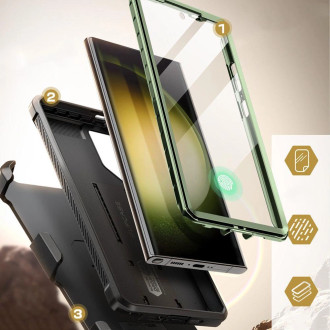 Supcase Unicorn Beetle Pro Supcase pro Samsung Galaxy S24 Ultra - zelené