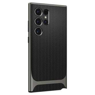 Pouzdro Spigen Neo Hybrid pro Samsung Galaxy S24 Ultra - kovově šedé