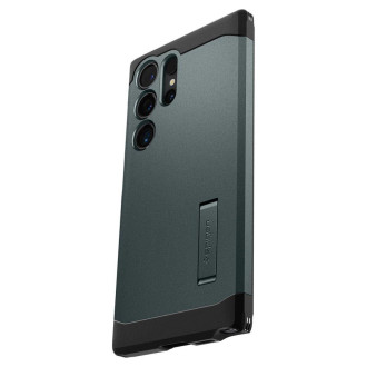 Pouzdro Spigen Tough Armor pro Samsung Galaxy S24 Ultra - tmavě zelené