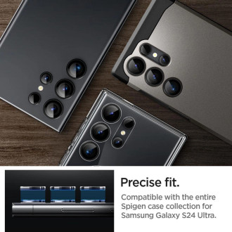 Chránič fotoaparátu Spigen Optik.tR EZ Fit pro Samsung Galaxy S24 Ultra - Black 2 ks.