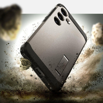 Pouzdro Spigen Tough Armor pro Samsung Galaxy S24+ - kovově šedé