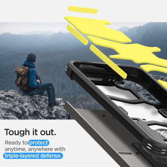 Pouzdro Spigen Tough Armor pro Samsung Galaxy S24+ - kovově šedé