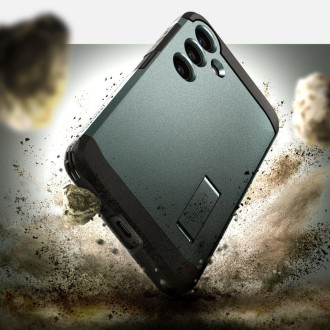 Pouzdro Spigen Tough Armor pro Samsung Galaxy S24+ - tmavě zelené