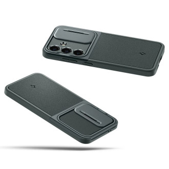 Pouzdro Spigen Optik Armor pro Samsung Galaxy S24 - tmavě zelené