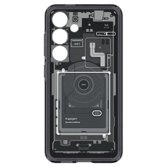 Pouzdro Spigen Ultra Hybrid pro Samsung Galaxy S24 – tmavě šedé (vzor Zero One)