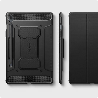 Pouzdro Spigen Rugged Armor Pro pro Samsung Galaxy Tab S9 FE 10,9&#39;&#39; X510 / X516B - černé