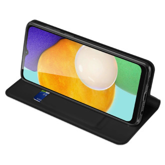 Dux Ducis Skin Pro Case pro Samsung Galaxy A14 4G / 5G kryt s Flip Card Wallet Stand Black